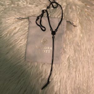 Kendra Scott Starla Necklace Gunmetal